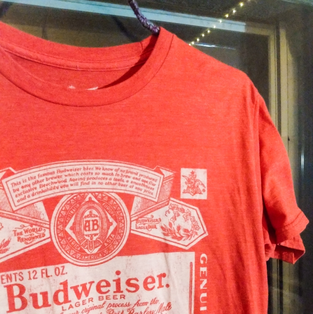 Budweiser Faded Red Tee - Medium
